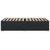 Bed Frame without Mattress Black King Single Faux Leather