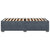 Bed Frame without Mattress Dark Grey King Single Velvet