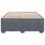 Bed Frame without Mattress Dark Grey Double Velvet