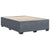 Bed Frame without Mattress Dark Grey Double Velvet