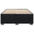 Bed Frame without Mattress Black Double Velvet