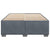 Bed Frame without Mattress Dark Grey Queen Velvet