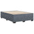 Bed Frame without Mattress Dark Grey Queen Velvet