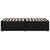 Bed Frame without Mattress Black King Single Fabric