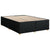 Bed Frame without Mattress Black Queen Fabric