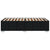 Bed Frame without Mattress Black 90x190 cm Fabric