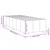 Bed Frame without Mattress Black 90x190 cm Fabric