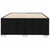Bed Frame without Mattress Black Double Fabric