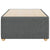 Bed Frame without Mattress Dark Grey 90x190 cm Fabric