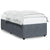 Bed Frame without Mattress Dark Grey 90x190 cm Velvet