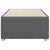 Bed Frame without Mattress Dark Grey 90x190 cm Fabric