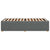 Bed Frame without Mattress Dark Grey 90x190 cm Fabric