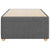 Bed Frame without Mattress Dark Grey King Single Fabric