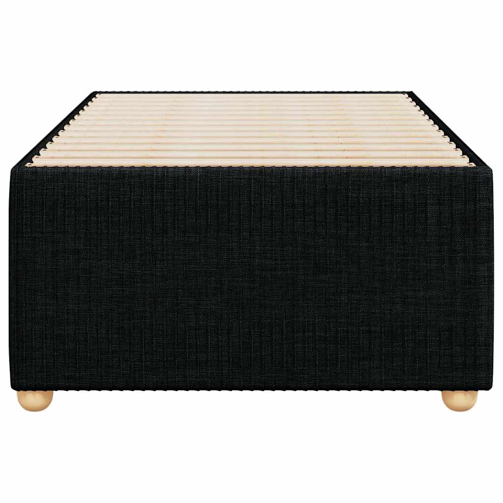 Bed Frame without Mattress Black King Single Fabric
