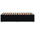 Bed Frame without Mattress Black King Single Fabric