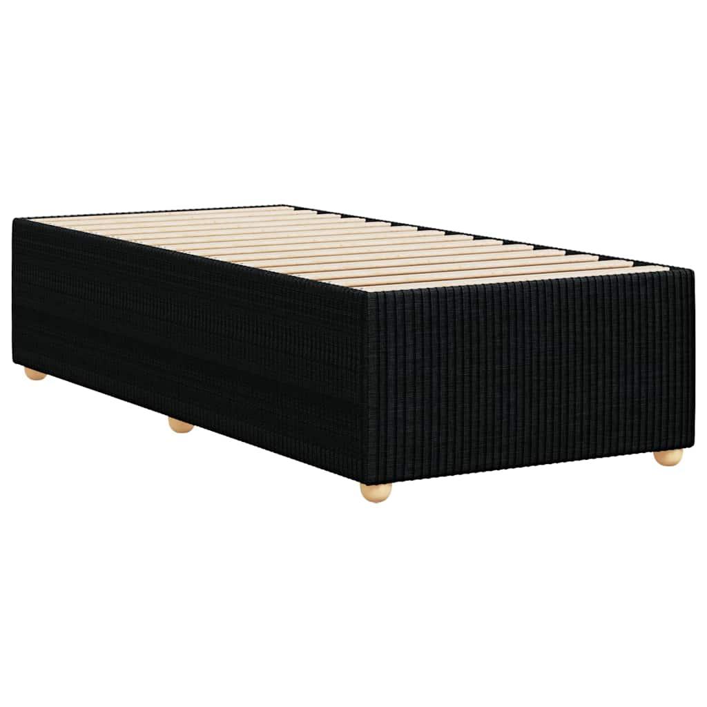 Bed Frame without Mattress Black King Single Fabric