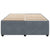 Bed Frame without Mattress Dark Grey Double Velvet