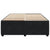 Bed Frame without Mattress Black Double Velvet