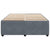 Bed Frame without Mattress Dark Grey Queen Velvet