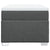 Box Spring Bed with Mattress Dark Grey King Single Fabric