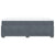 Box Spring Bed with Mattress Dark Grey King Single Velvet