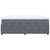 Box Spring Bed with Mattress Dark Grey Double Velvet