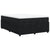 Box Spring Bed with Mattress Black Double Velvet