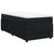 Box Spring Bed with Mattress Black King Single Velvet