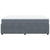 Box Spring Bed with Mattress Dark Grey Queen Velvet