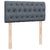 Box Spring Bed with Mattress Dark Grey King Single Fabric