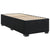 Box Spring Bed with Mattress Black King Single Fabric