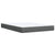 Box Spring Bed with Mattress Black Queen Fabric
