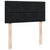 Box Spring Bed with Mattress Black King Single Velvet