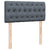 Box Spring Bed with Mattress Dark Grey King Single Velvet