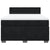 Box Spring Bed with Mattress Black Queen Velvet