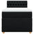 Box Spring Bed with Mattress Black King Single Fabric