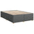 Box Spring Bed with Mattress Dark Grey Double Fabric