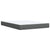 Box Spring Bed with Mattress Black Double Fabric