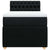 Box Spring Bed with Mattress Black King Single Fabric