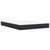 Box Spring Bed with Mattress Black Queen Velvet