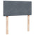 Box Spring Bed with Mattress Dark Grey King Single Fabric