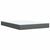 Box Spring Bed with Mattress Dark Grey Queen Fabric