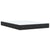 Box Spring Bed with Mattress Black Double Faux Leather