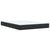 Box Spring Bed with Mattress Black Queen Faux Leather