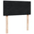 Box Spring Bed with Mattress Black King Single Velvet