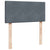 Box Spring Bed with Mattress Dark Grey King Single Velvet