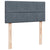 Box Spring Bed with Mattress Dark Grey King Single Velvet