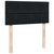 Box Spring Bed with Mattress Black King Single Velvet