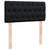 Box Spring Bed with Mattress Black King Single Velvet