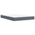 Box Spring Bed with Mattress Dark Grey Queen Velvet
